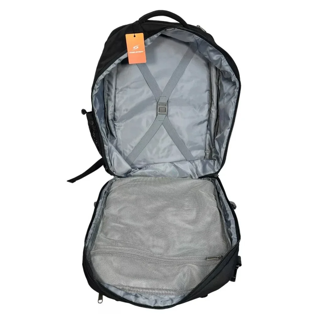 Maelstrom KB-05 Unisex Black Nylon Adjustable Strap Travel Backpack - Picture 8 of 13